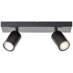 Brilliant Jello Luce da soffitto Metallo Opaco Nero 9W 690lm - 830 Luce Calda -  | Incl. 2x GU10
