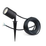 D'Lite Punta Luce Fuse Cavo Dell'Alimentazione Nero | IP65 - Adatto per 1x GU10 | incl. cable 2 Meter