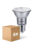 Confezione Multipack 6x Philips Master Value LED Bulbo Riflettore E27 PAR20 6W 515lm 40D - 930 Luce Calda -  | Miglior Resa Cromatica - Dimmerabile - Sostitutiva 50W