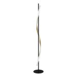 Eglo Lampada da terra Conaprato Acciaio Brushed Ottone, Nero 20W 2500lm - 827-840-865 CCT | Dimmerabile