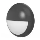 Noxion Bulkhead LED Pro V2 12/16/20W 2400lm - 830-840-865 CCT | 325mm - IP65 - Emergenza 3H + Palpebra Il Anello Nero