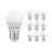 Confezione Multipack 10x Noxion Lucent Classic LED E27 Sferica Ghiaccio 2.5W 250lm - 827 Bianco Molto Caldo | Sostitutiva 25W