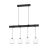 Eglo Luce Pendente Townshend 8 Acciaio Legna Nero | IP20 - Adatto per 4x E27 