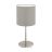 Eglo Lampada Da Tavolo Pasteri Acciaio Nichel Satinato | IP20 - Adatto per 1x E14 