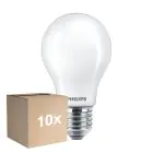 Confezione Multipack 10x Philips Master LED E27 Pera Filamento Ghiaccio 5.9W 806lm - 922-927 Dim To Warm | Miglior Resa Cromatica - Dimmerabile - Sostitutiva 60W