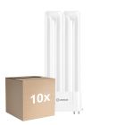 Confezione Multipack 10x Ledvance DULUX-F LED 8W - 840 Bianco Freddo | 4-Pin - Sostitutiva 18W