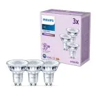 Confezione Multipack 3x Philips Faretti LED GU10 PAR16 4W 275lm 36D - 840 Bianco Freddo