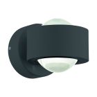Eglo Luce Da Parete Ono 2 Aluminium Antracite 2.5W 250lm - 830 Luce Calda -  | IP20 