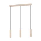 Eglo Luce Pendente Caminia Acciaio Levigato 3x4.7W 3x345lm - 830 Luce Calda -  | IP20 - Incl. 3x GU10