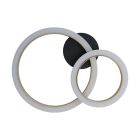 Eglo Luce da soffitto Calliera Acciaio Nero Oro 12W 1500lm - 840 Bianco Freddo | IP20 - Dimmerabile 